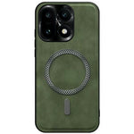 For OnePlus 15 5G Magnetic Case PU TPU PC Phone Back Cover with Metal Lens Frame