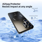 ABEEL For Samsung Galaxy S26 Magnetic Case TPU PC Cooling Matte Phone Back Cover with Lens Film