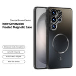 ABEEL magnetisk cover til Samsung Galaxy S26 Ultra, TPU + PC, kølende mat mobilbagside med linsefilm