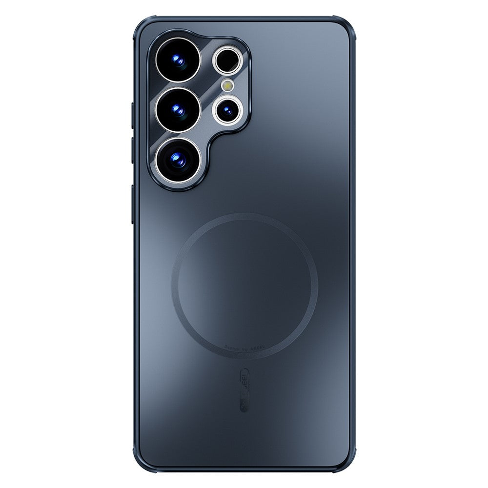ABEEL magnetisk cover til Samsung Galaxy S26 Ultra, TPU + PC, kølende mat mobilbagside med linsefilm