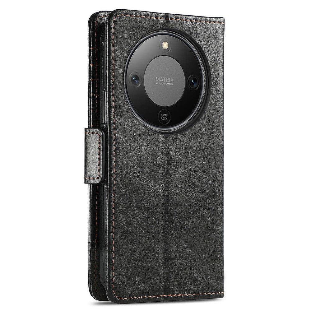 CASENEO For Honor Magic8 Lite 5G / X9d 5G / X70 5G Phone Cases PU Leather Cover Stand with RFID Blocking Wallet