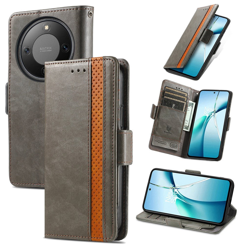CASENEO For Honor Magic8 Lite 5G / X9d 5G / X70 5G Phone Cases PU Leather Cover Stand with RFID Blocking Wallet