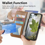 Stand Case for Honor Magic8 Lite 5G / X9d 5G / X70 5G Leaf Shape Magnetic Clasp Leather Phone Cover with Hand Strap