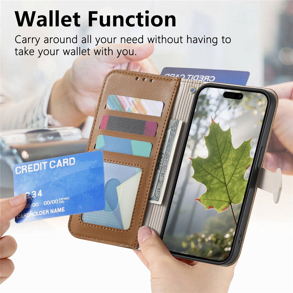 Stand Case for Honor Magic8 Lite 5G / X9d 5G / X70 5G Leaf Shape Magnetic Clasp Leather Phone Cover with Hand Strap