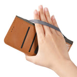 For Honor Magic8 Lite 5G / X9d 5G / X70 5G Case Wallet Tri-Color Stitching Leather Phone Cover with Elastic Wristband