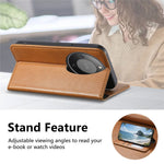 For Honor Magic8 Lite 5G / X9d 5G / X70 5G Case Wallet Tri-Color Stitching Leather Phone Cover with Elastic Wristband