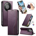 For Honor Magic8 Lite 5G / X9d 5G / X70 5G Case Wallet Tri-Color Stitching Leather Phone Cover with Elastic Wristband