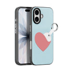 DUX DUCIS till iPhone 17 skal Luvy-serien PU-läder + PC-mobilskal med fingerring / rem