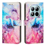 For Xiaomi Redmi Note 15 Pro 4G (Global) Stand Case Marble Pattern PU Leather Wallet Phone Cover