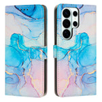 For Samsung Galaxy S26 Ultra Stand Case Marble Pattern PU Leather Wallet Phone Cover