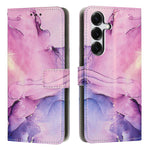 For Samsung Galaxy S26+ Stand Case Marble Pattern PU Leather Wallet Phone Cover