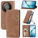 For Honor X9d 5G / Honor X70 5G / Honor Magic8 Lite 5G Leather Case with Card Holder Magnetic Absorption Phone Cover