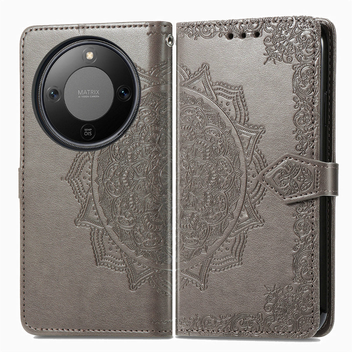 For Honor X70 5G / Honor X9d 5G / Honor Magic8 Lite 5G Wallet Case Mandala Flower Leather Phone Cover Stand