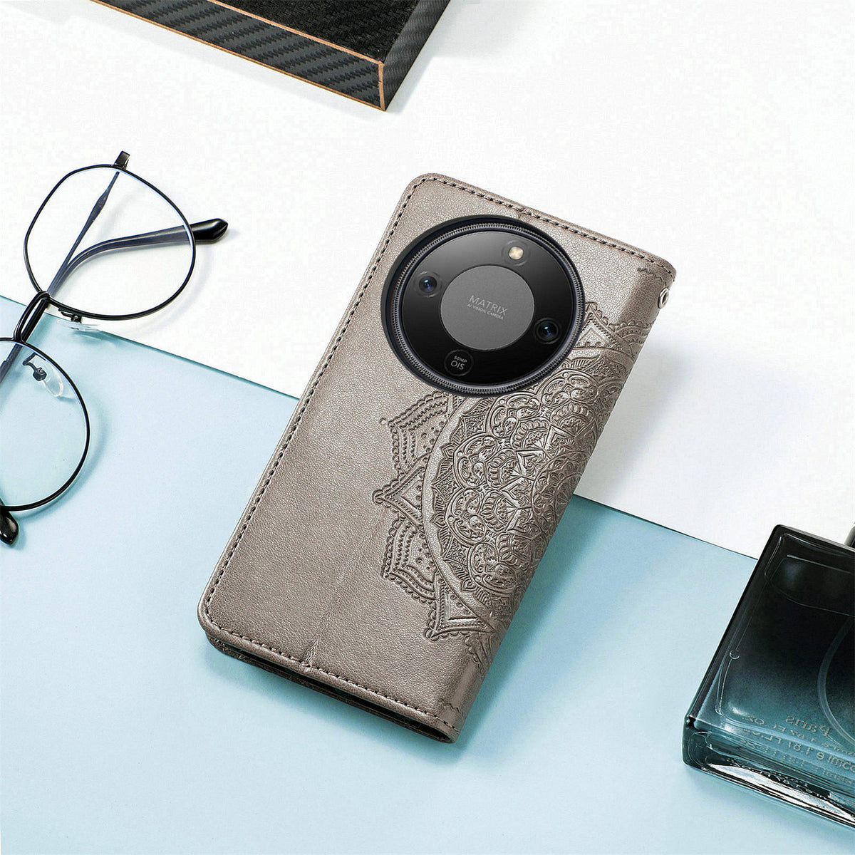 For Honor X70 5G / Honor X9d 5G / Honor Magic8 Lite 5G Wallet Case Mandala Flower Leather Phone Cover Stand