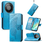 For Honor X70 5G / Honor X9d 5G / Honor Magic8 Lite 5G Case with Strap Butterfly Pattern PU Leather Wallet Phone Cover