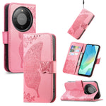 For Honor X70 5G / Honor X9d 5G / Honor Magic8 Lite 5G Case with Strap Butterfly Pattern PU Leather Wallet Phone Cover