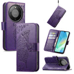 For Honor X70 5G / Honor X9d 5G / Honor Magic8 Lite 5G Case with Strap Butterfly Pattern PU Leather Wallet Phone Cover