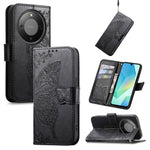 For Honor X70 5G / Honor X9d 5G / Honor Magic8 Lite 5G Case with Strap Butterfly Pattern PU Leather Wallet Phone Cover