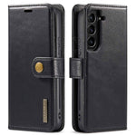 DG.MING For Samsung Galaxy S23+ Split Leather Stand Phone Case Stand Feature Magnetic Clasp Cover