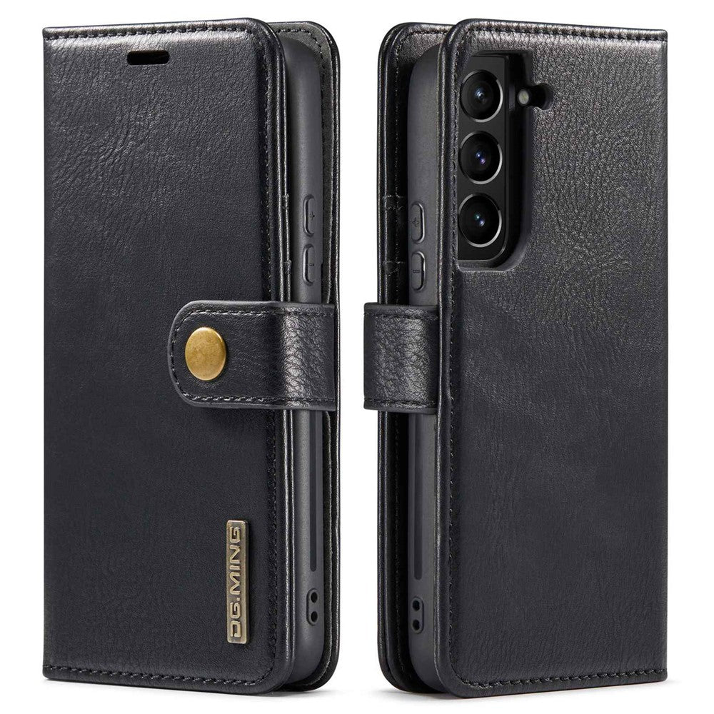 DG.MING For Samsung Galaxy S23+ Split Leather Stand Phone Case Stand Feature Magnetic Clasp Cover