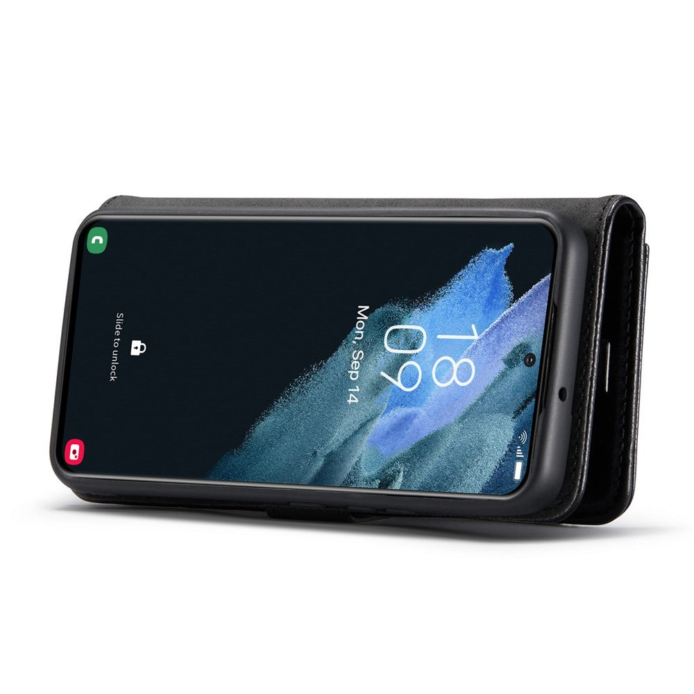 DG.MING For Samsung Galaxy S23+ Split Leather Stand Phone Case Stand Feature Magnetic Clasp Cover