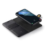 DG.MING For Samsung Galaxy S23+ Split Leather Stand Phone Case Stand Feature Magnetic Clasp Cover