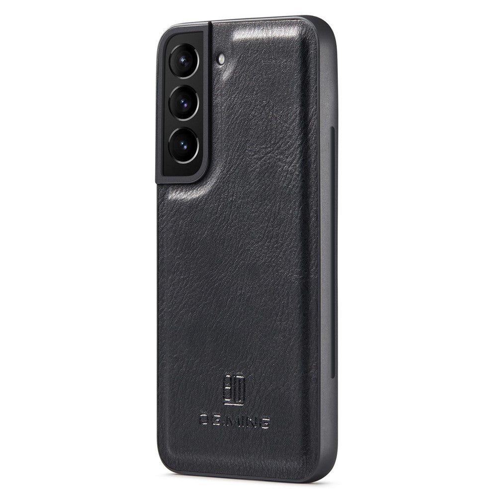 DG.MING For Samsung Galaxy S23+ Split Leather Stand Phone Case Stand Feature Magnetic Clasp Cover