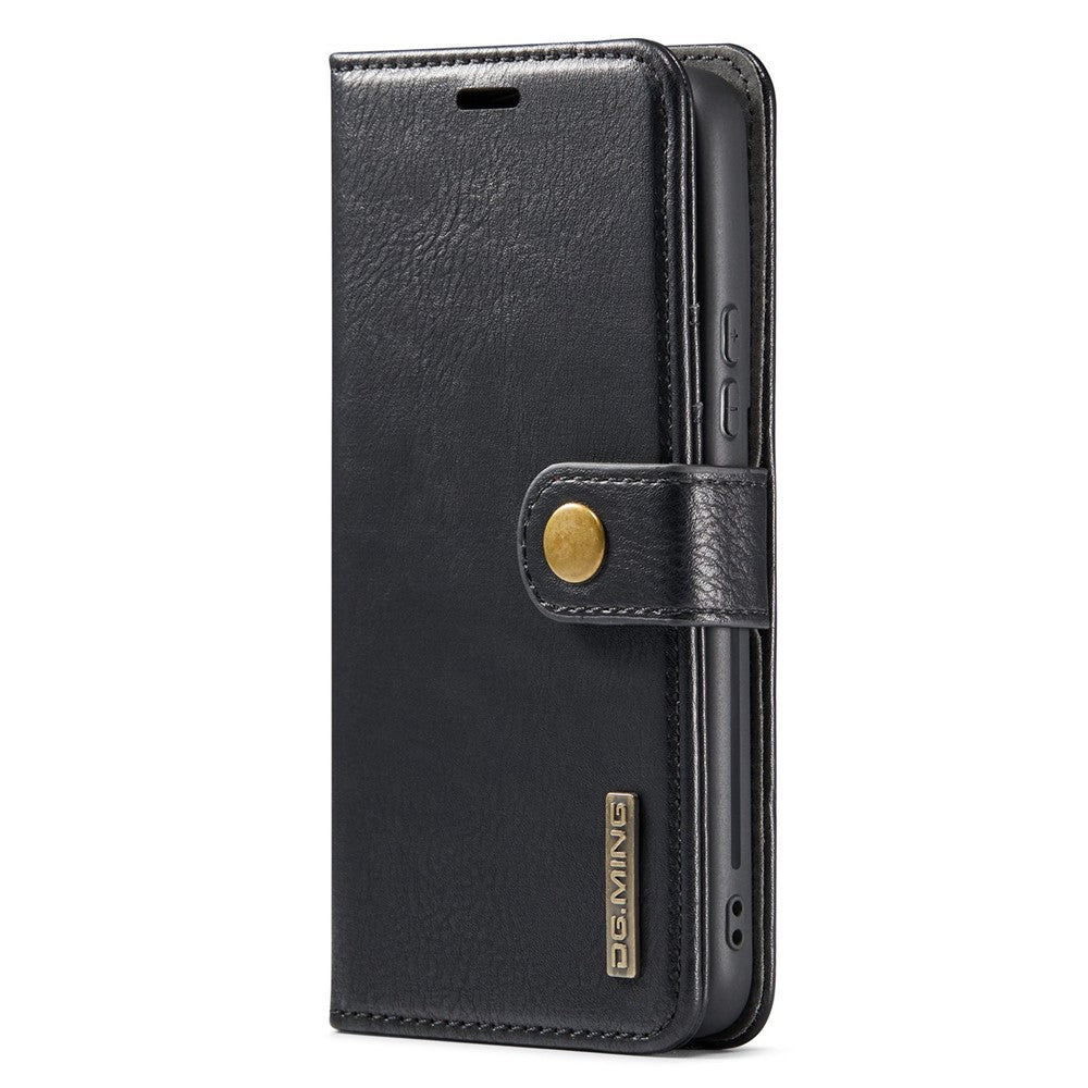 DG.MING For Samsung Galaxy S23+ Split Leather Stand Phone Case Stand Feature Magnetic Clasp Cover