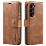 DG.MING For Samsung Galaxy S23+ Split Leather Stand Phone Case Stand Feature Magnetic Clasp Cover