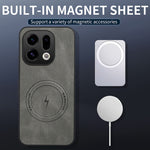 WANLONFENG For Oppo Find X9 5G Magnetic Case  SD Series PC TPU Phone Cover with 2Pcs Screen Film