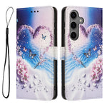 Samsung Galaxy S26+ Plånboksfodral Mönstertryck PU-lädermobilskal med Snodd