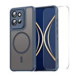 ENKAY HAT PRINCE För Motorola Edge 60 Neo 5G / Edge 50 Neo 5G Magnetiskt Skal med 9H Härdat Glas PC TPU Matt mobilskal