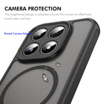 ENKAY HAT PRINCE For Xiaomi 17   Magnetic Case with Tempered Glass Support Ultrasonic Unlocking PC TPU Matte Phone Cover