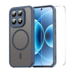 ENKAY HAT PRINCE For Xiaomi 17   Magnetic Case with Tempered Glass Support Ultrasonic Unlocking PC TPU Matte Phone Cover