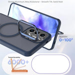 For Samsung Galaxy A56 5G  /  A36 5G Magnetic Case Foldable Kickstand Matte PC + TPU Phone Cover