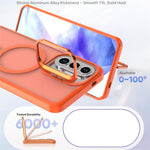 For Samsung Galaxy A57 5G Magnetic Case Foldable Kickstand Matte PC + TPU Phone Cover