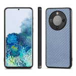 Phone Case For Honor Magic8 Lite 5G  /  X9d 5G  /  X70 5G Carbon Fiber Texture PU Leather + PC + TPU Cover