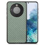 Phone Case For Honor Magic8 Lite 5G  /  X9d 5G  /  X70 5G Carbon Fiber Texture PU Leather + PC + TPU Cover