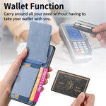 Phone Case For Honor Magic8 Lite 5G  /  X9d 5G  /  X70 5G Fiber Texture Flip Card Holder Kickstand Leather Back Cover