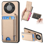 Phone Case For Honor Magic8 Lite 5G  /  X9d 5G  /  X70 5G Fiber Texture Flip Card Holder Kickstand Leather Back Cover