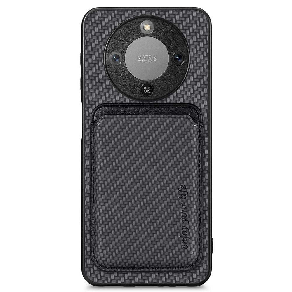 Magnetic Case For Honor Magic8 Lite 5G  /  X9d 5G  /  X70 5G Detachable Card Holder Phone Back Cover