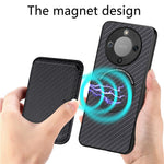 Magnetic Case For Honor Magic8 Lite 5G  /  X9d 5G  /  X70 5G Detachable Card Holder Phone Back Cover