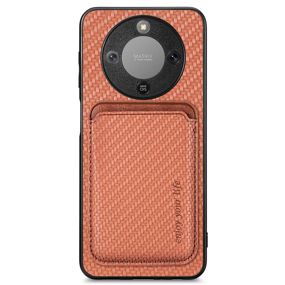 Magnetic Case For Honor Magic8 Lite 5G  /  X9d 5G  /  X70 5G Detachable Card Holder Phone Back Cover
