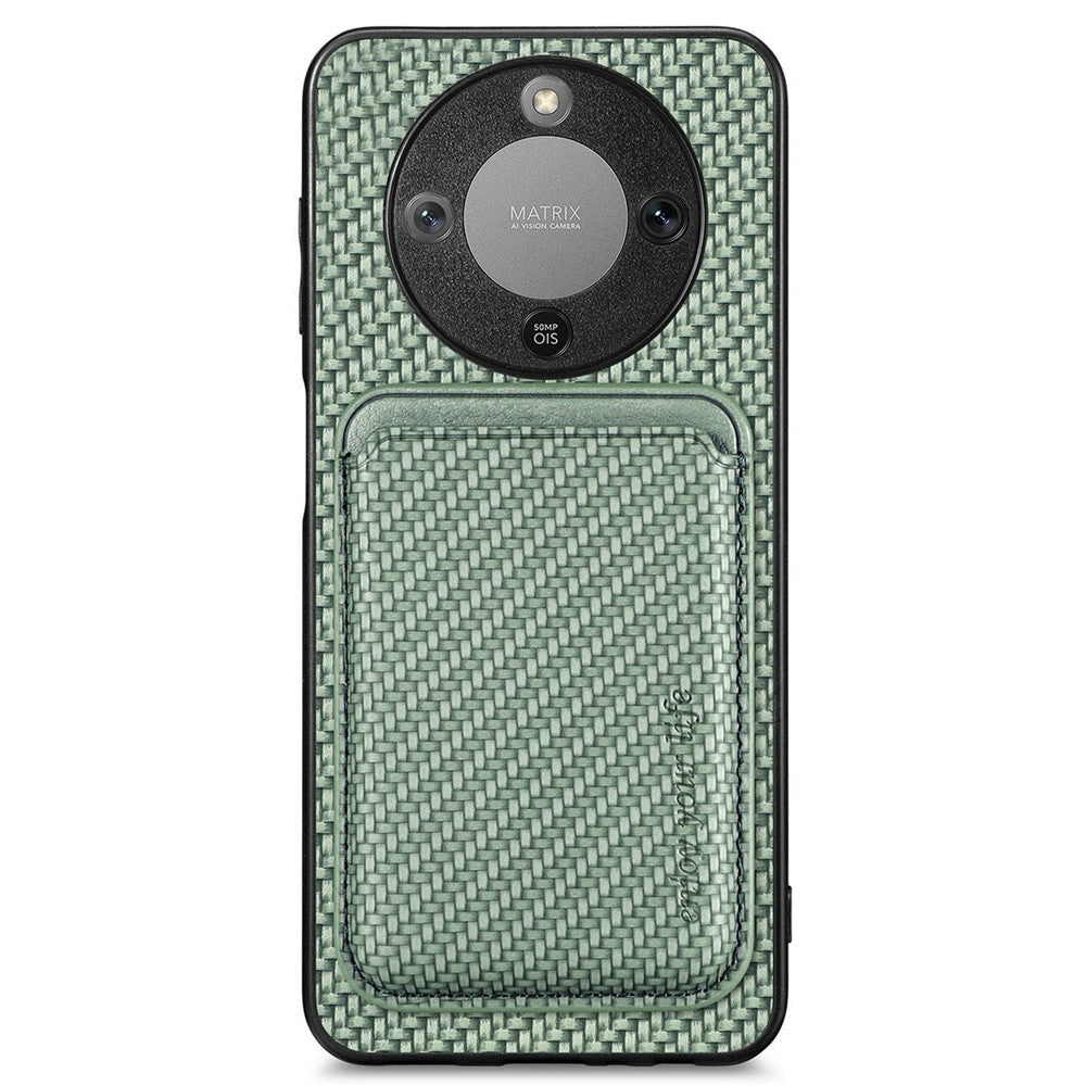 Magnetic Case For Honor Magic8 Lite 5G  /  X9d 5G  /  X70 5G Detachable Card Holder Phone Back Cover