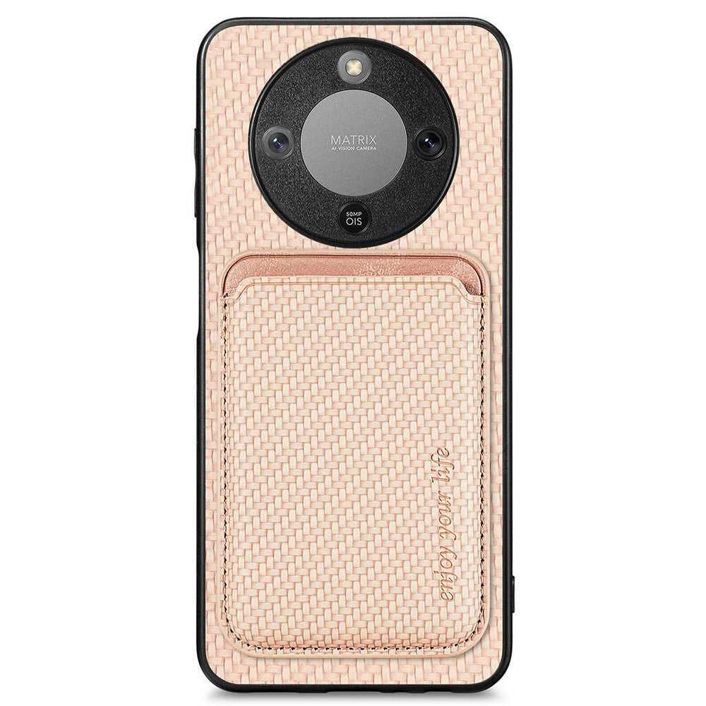 Magnetic Case For Honor Magic8 Lite 5G  /  X9d 5G  /  X70 5G Detachable Card Holder Phone Back Cover