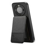 Telefoncover til Honor Magic8 Lite 5G / X9d 5G / X70 5G Stoftekstur Læder + PC + TPU Cover med RFID-blokerende kortholder