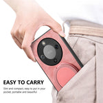 Phone Case For Honor Magic8 Lite 5G  /  X9d 5G  /  X9d 5G Stress Relief Retro Leather Back Cover with Rotating Kickstand