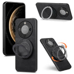 Phone Case For Honor Magic8 Lite 5G  /  X9d 5G  /  X9d 5G Stress Relief Retro Leather Back Cover with Rotating Kickstand