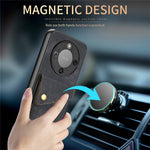 Phone Case For Honor Magic8 Lite 5G  /  X9d 5G  /  X70 5G Card Holder Kickstand Leather Back Cover with Wrist Strap