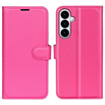 For Samsung Galaxy S26+ Case Wallet Stand Litchi Texture Shockproof Leather Phone Cover